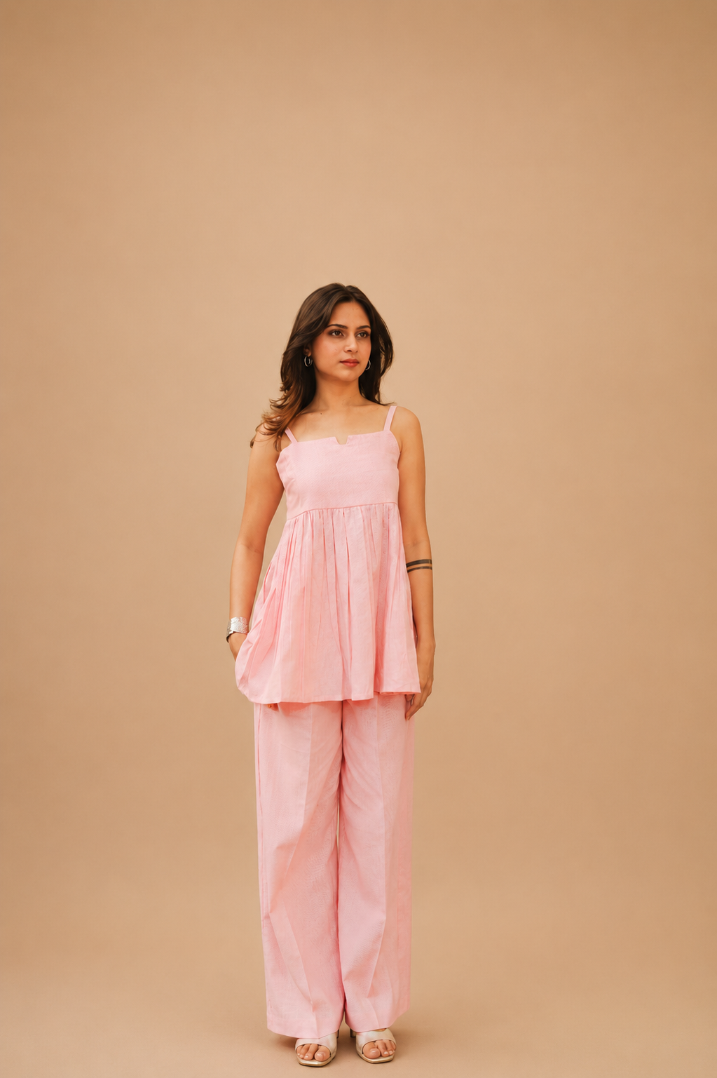 BLUSH LINEN CO-ORDS