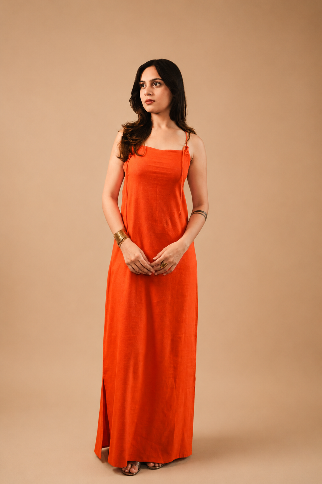 MARIGOLD LINEN DRESS