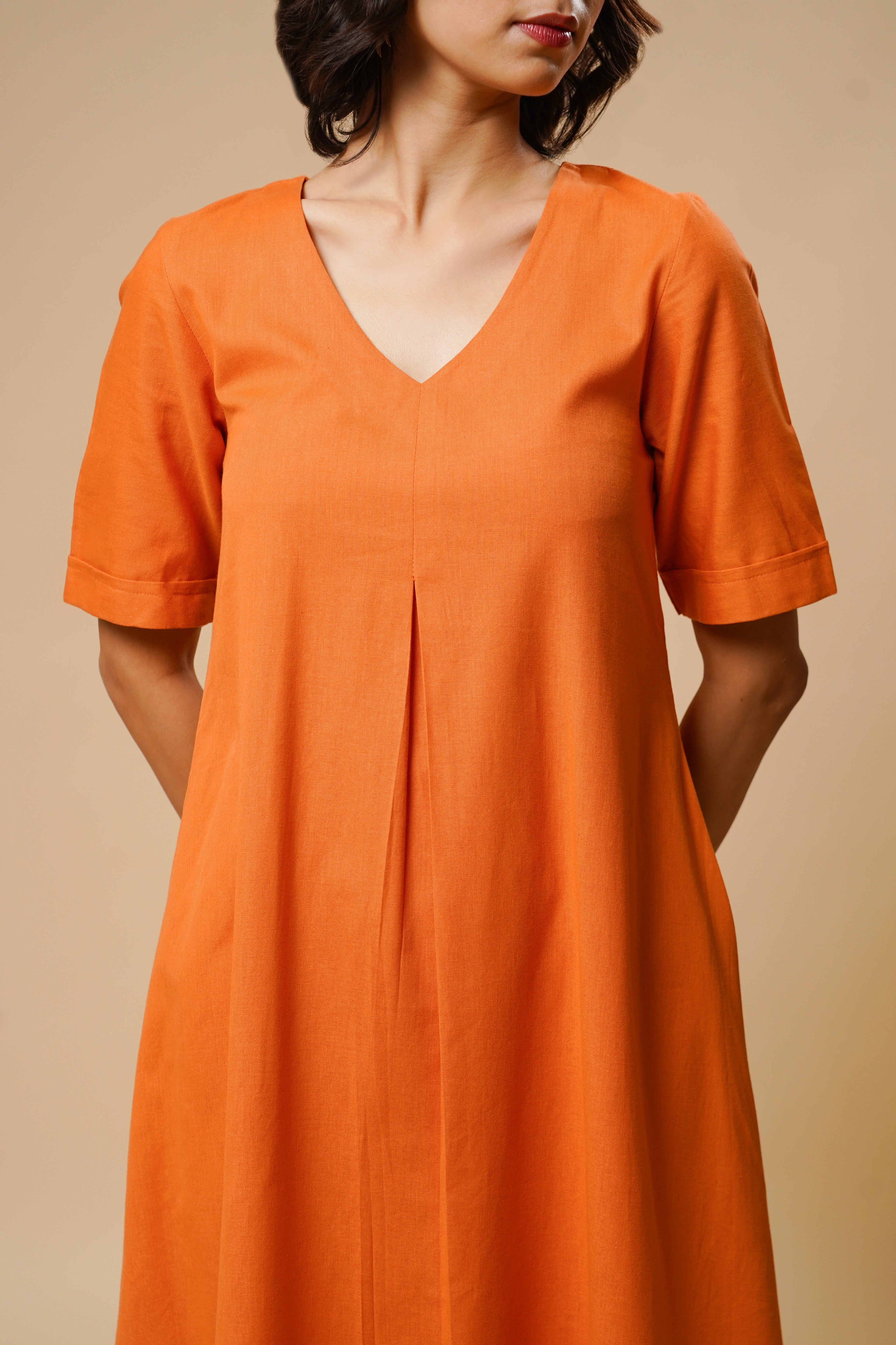 CENTER PLAETED KURTA SET