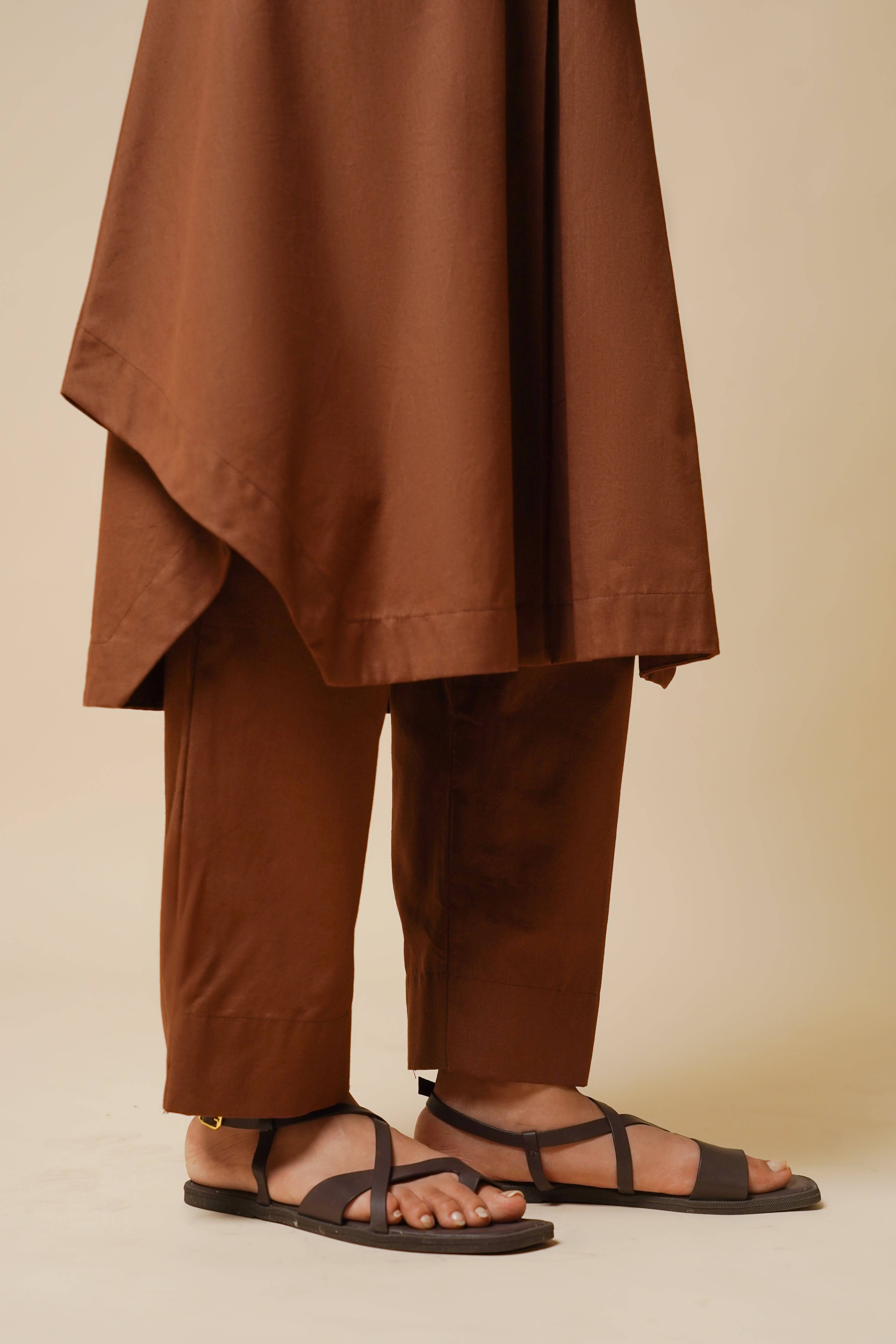 CENTER PLEATED KURTA SET