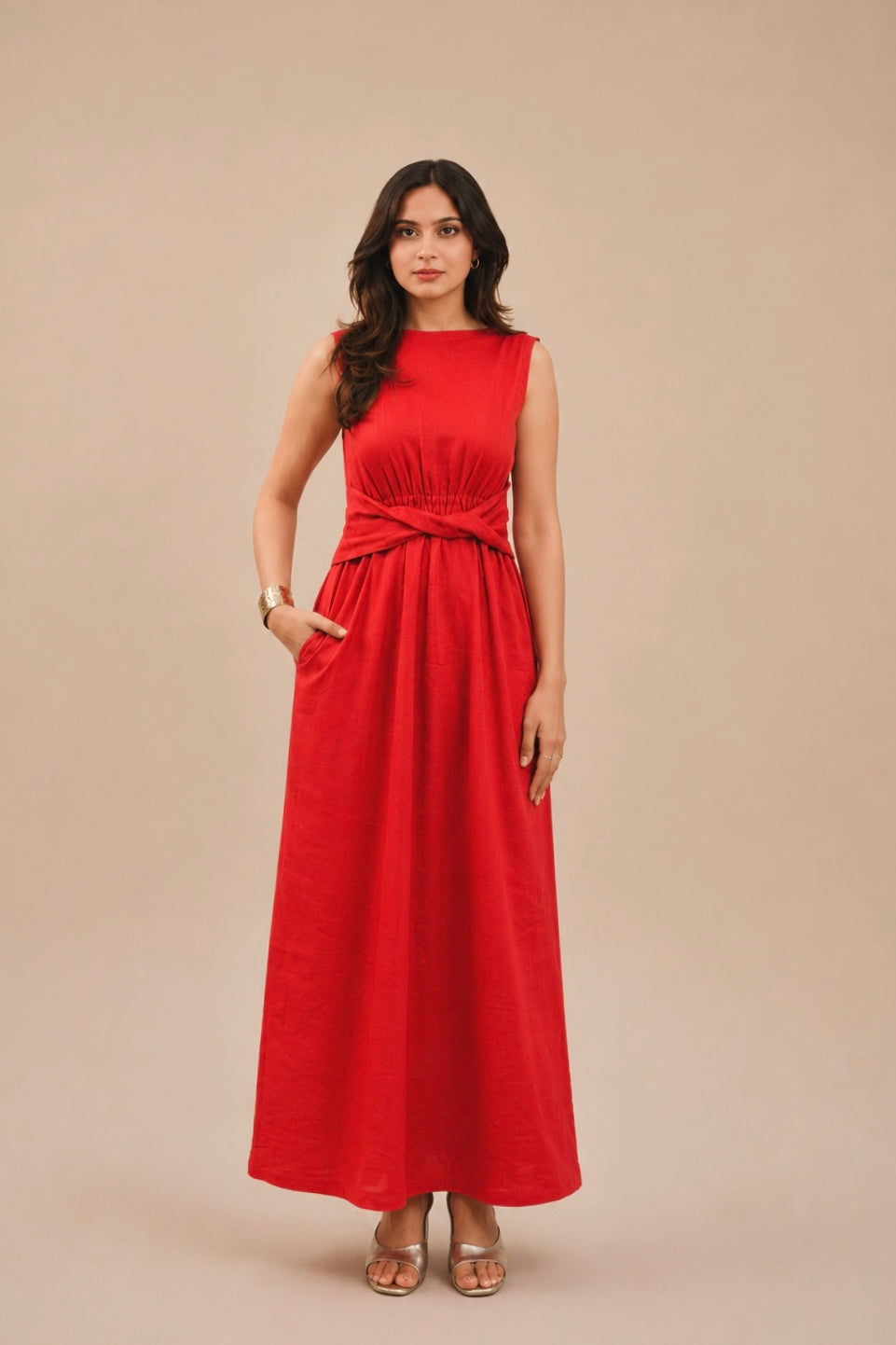 ROSA LINEN DRESS