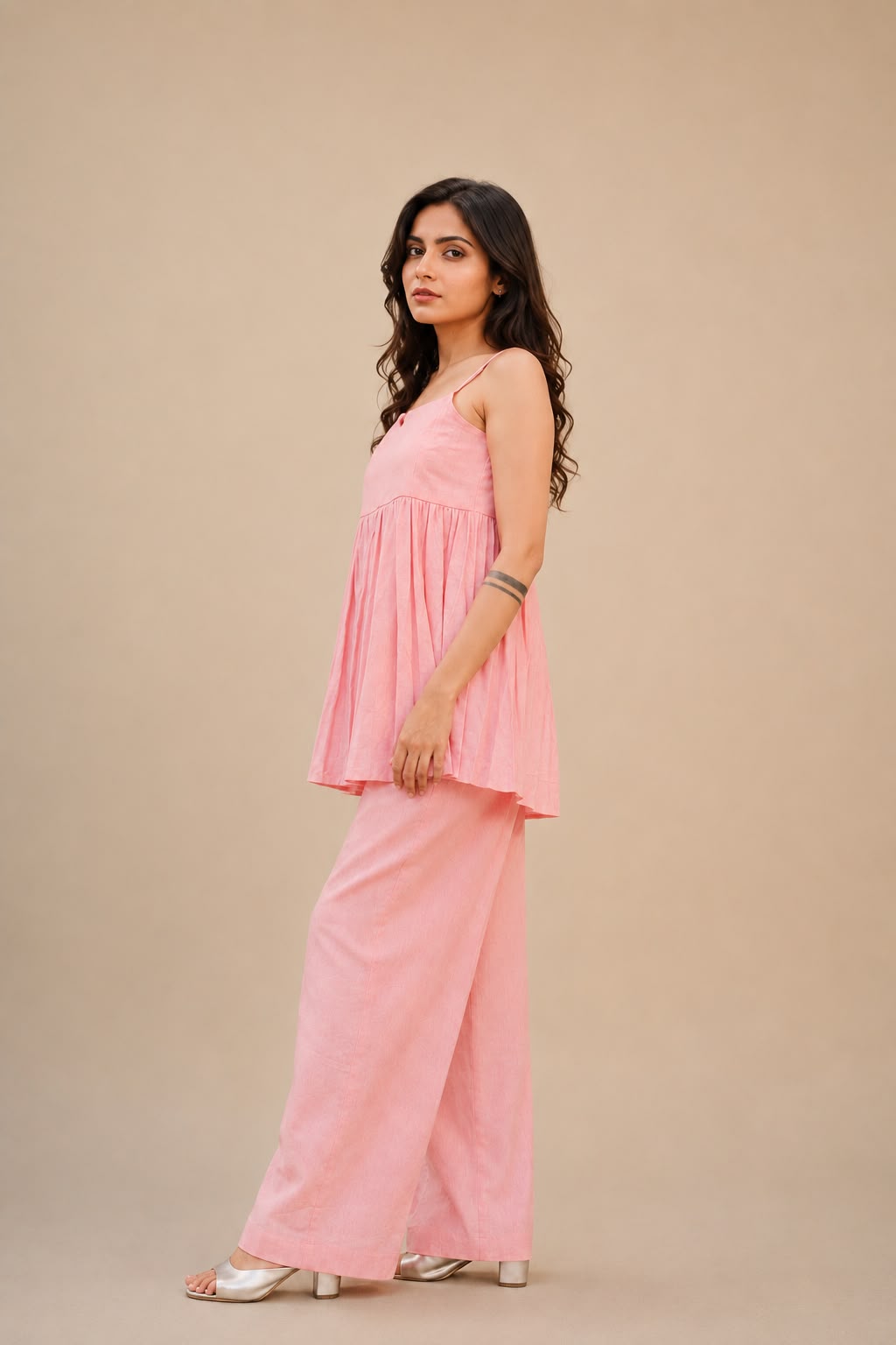 BLUSH LINEN CO-ORDS