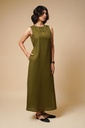 LINEN ONE PIECE(OLIVE)