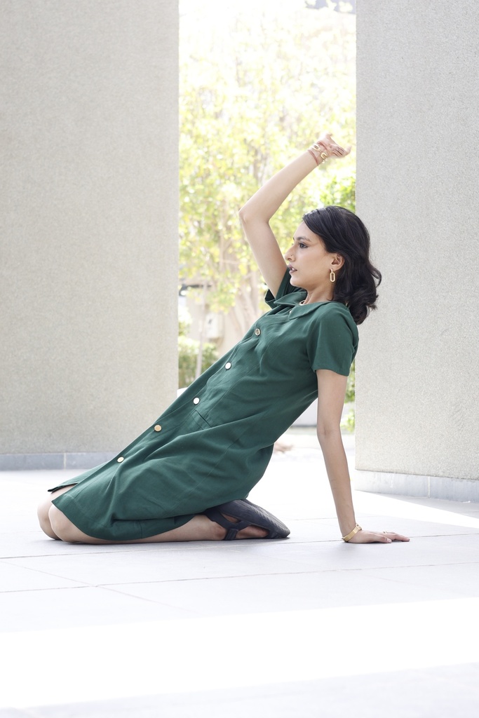 ONE PIECE WITH COLLAR (GREEN)