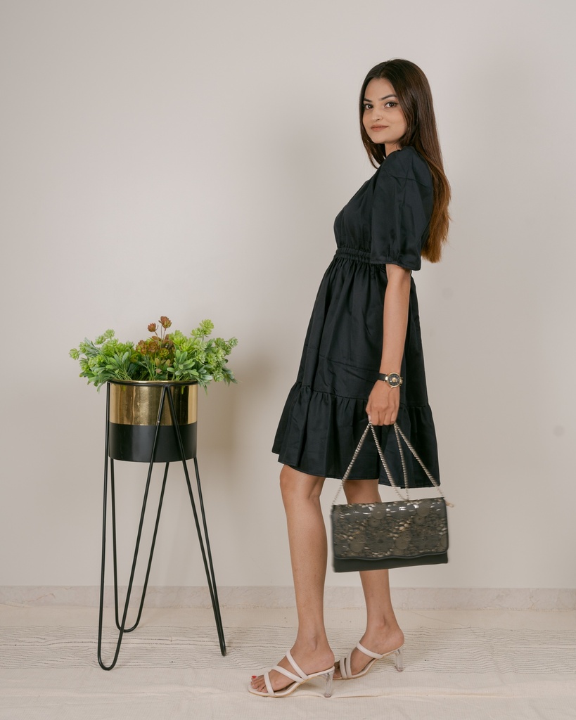 PUFF SLEEVE BROAD ELASTIC