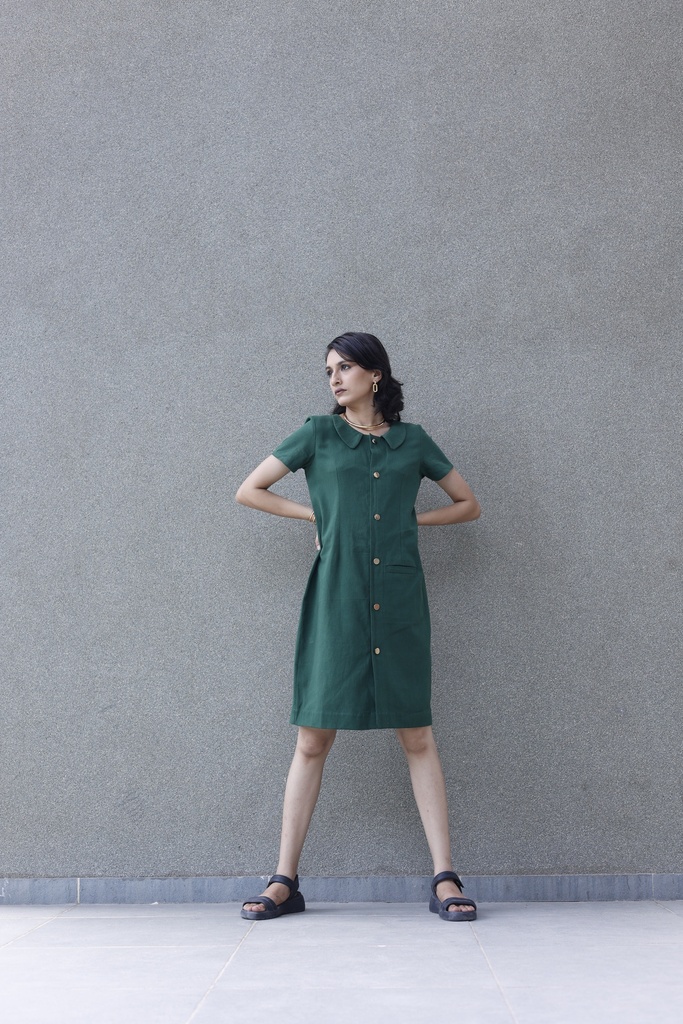 ONE PIECE WITH COLLAR (GREEN)
